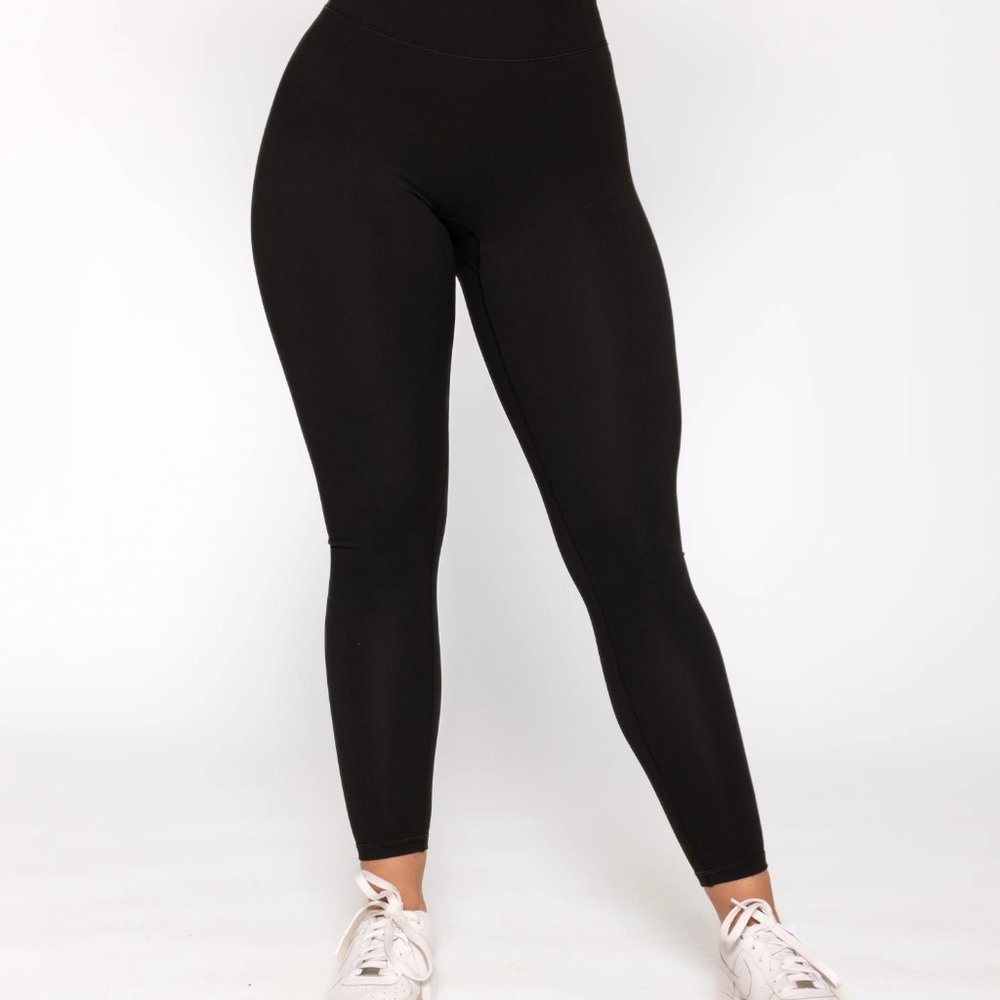 P'Tula Black Leggings, Size Large